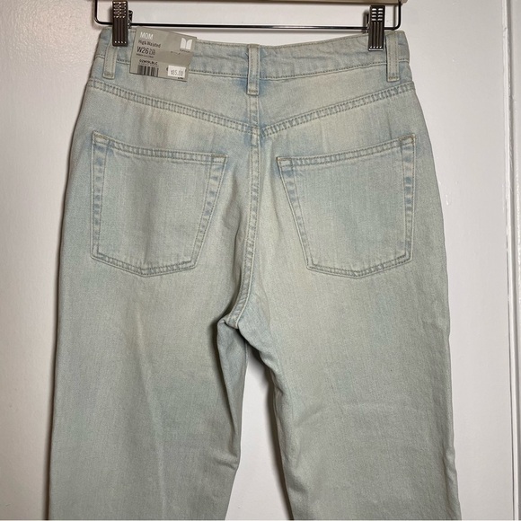Nwt Topshop Moto Mom High Waisted Denim size US 4 - Picture 5 of 6